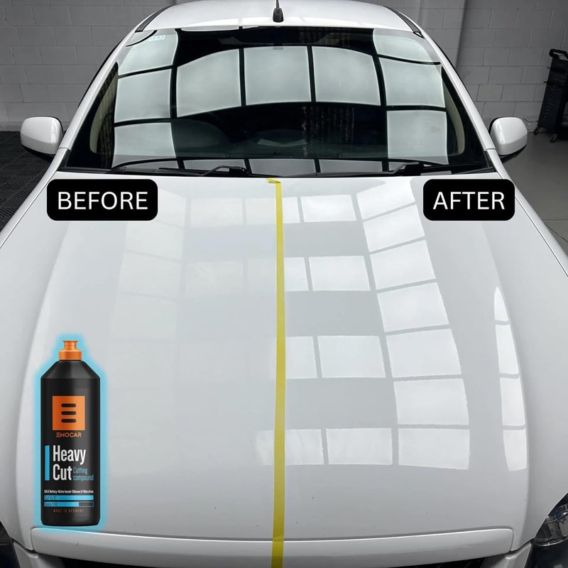 Ewocar Heavy Cut Compound 8.5 fl oz – Cutting compound for removing sanding marks P1000, water-based, low dust, silicone-free – Professional paint correction for deep defects - Image 3